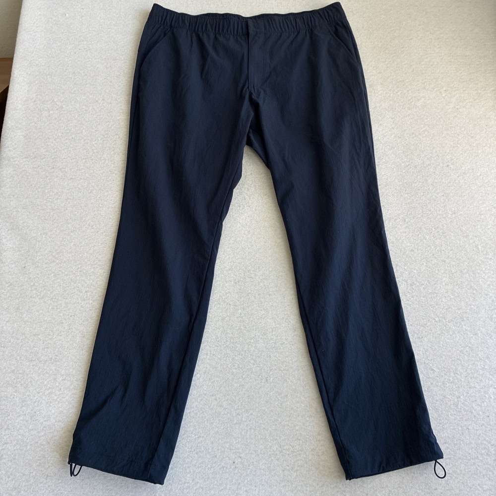 Adidas Mens XL Navy Ripstop Jogger Pants Stretch Workout Running Gym Casual Golf